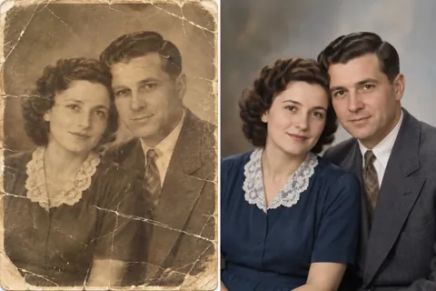 Photo Restoration illustrative example
